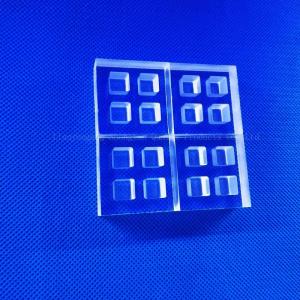 Semiconductor Laser Drilling Transparent Quartz Glass Plate With Hole