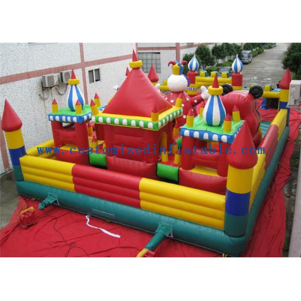 Garden Backyard Kids Inflatable Amusement Park Playland For Outdoor Sports