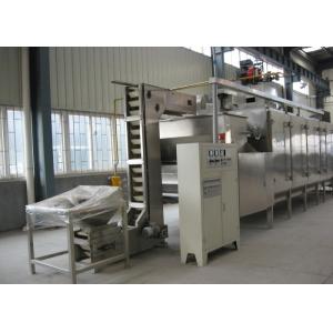 Soybean Cashew Nut Roasting Machine , Continuous Peanut Drying Equipment