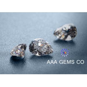 Classical Pear Shaped Moissanite White , Forever Brilliant Moissanite