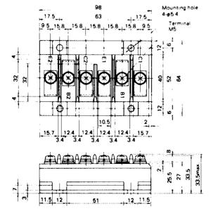 Quality EVL31-050-04 BIPOLAR TRANSISTOR MODULES Rating and Specifications FUJITSU IGBT Power Module for sale