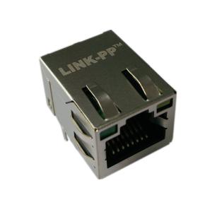 6-6605798-1 Rj45 Integrated Magnetics PCb Layout Shielded Right Angle