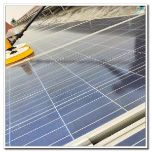 Extendable Water Fed Solar Panel Cleaning Brush for Solar System Window Glass in
