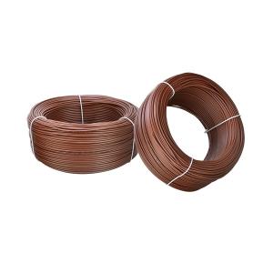 300/500V Rated Voltage Overhead Flexible Cord Round Cables Brown 02 Rv-90 1X0