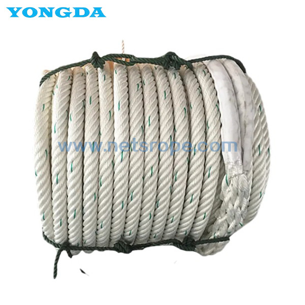 Buy 20mm to 44mm Wear-Resistant 6-Strand Nylon Braided Rope at wholesale prices