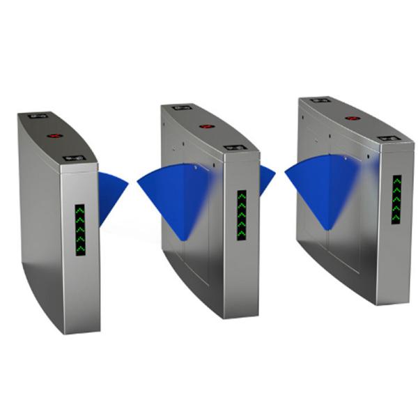 Full Automatic Electronic Turnstile Gates Door Bidirectional Security Flap