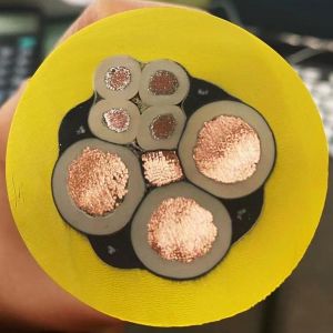 Quality 0.6kV Multi Cores Flexible Mining Electrical Cable With Rubber Sheathed Copper Conductor for sale