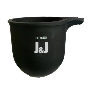 Thermal Shock Resistance Crucible With Pouring Nozzle Metal Melting Silicon