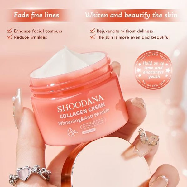 Women's Hydrating Anti-Wrinkle Face Cream Moisturizing Whitening Skin Care with Collagen & Retinol Beauty Product