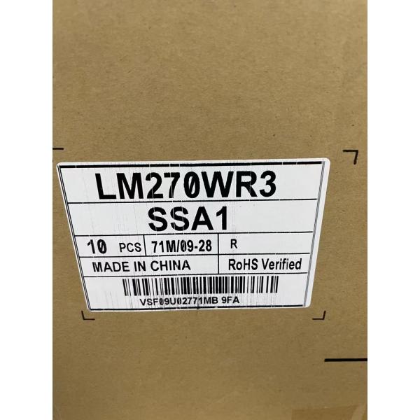 27in 163PPI 3480x2160 Industrial Lcd Panel LM270WR3-SSA1 350cd/M2
