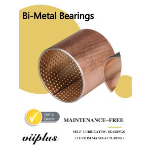 Bimetall Wrapped Bearings Material CuPb10Sn10 SAE‐797 Lubricated Metal Bushes
