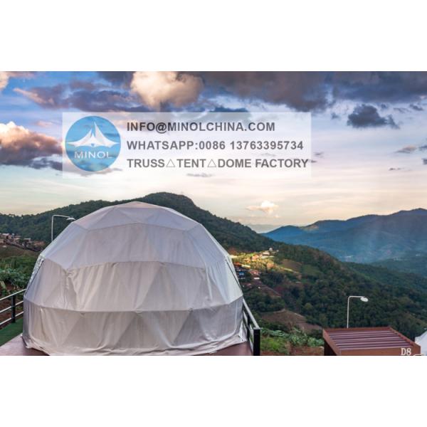 Buy Heat Proof Aluminium 3m Permanent Dome Tent Soundproof Waterproof at wholesale prices