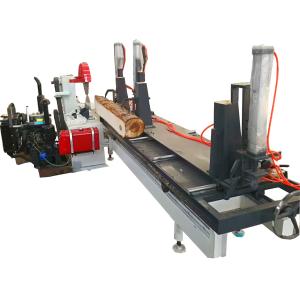 Circular Twin Blades Wood Saw Machine, Log Cutting Auto Feed Circular Sawmill