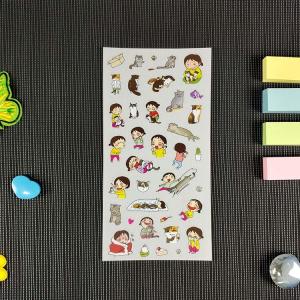 Waterproof Vinyl Cartoon Stickers Sprinkle Gold Self Adhesive Sticker