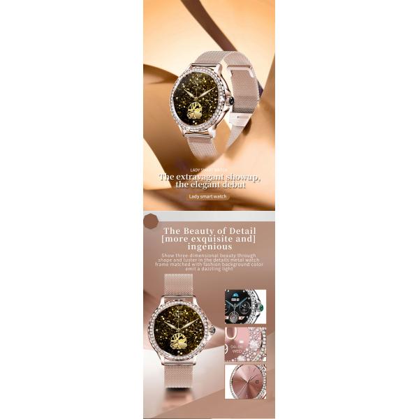 IP68 Waterproof Ladie'S Fitness Smart Watch Sleep Tracker 360x360 220mAh