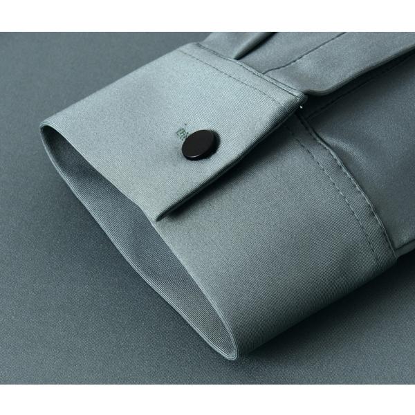 2021 Solid Color Professional Long Sleeve Men's Clothing Dress Plus Size DRESS SHIRTS