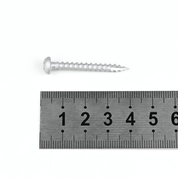 Stainless Steel Ruspert Screws for Wood Guardrail 35mm Round Head Easy to and Install