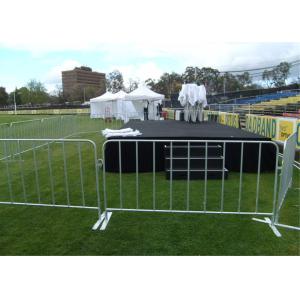 Zinc Coated Steel Pedestrian Crowd Control Barriers For Sport Ground