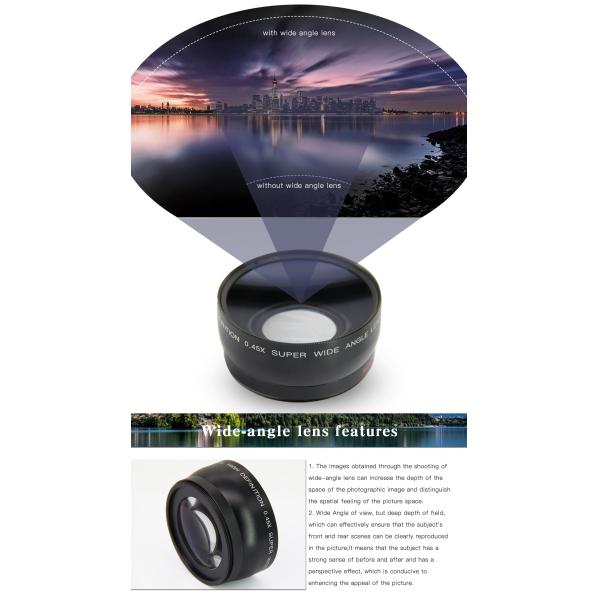 0.45X Wide Angle Slr Magic Anamorphic Lenses , Anamorphic Widescreen Lens For Photography