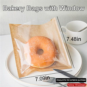 treat bags for cookies baked goods packaging chip bag paper baked goods rolls bread fresh bakery