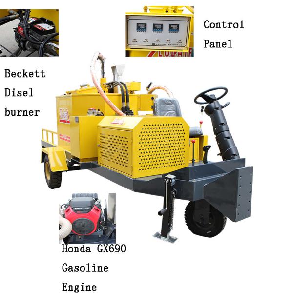 Buy 350L Kettle Pavement Road Crack Sealing Machine Self Propelling at wholesale prices