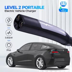 3.7KW Type 2 EV Charger with LCD Indicator Light and 4.5M Cable