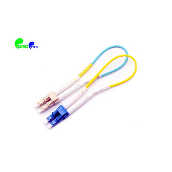 Buy LC SM 9 /125 2mm / 0.9mm Fiber Optic Loopback Cable LSZH Collocated with 10G or 40G or 100G LC/UPC interface transceiver at wholesale prices