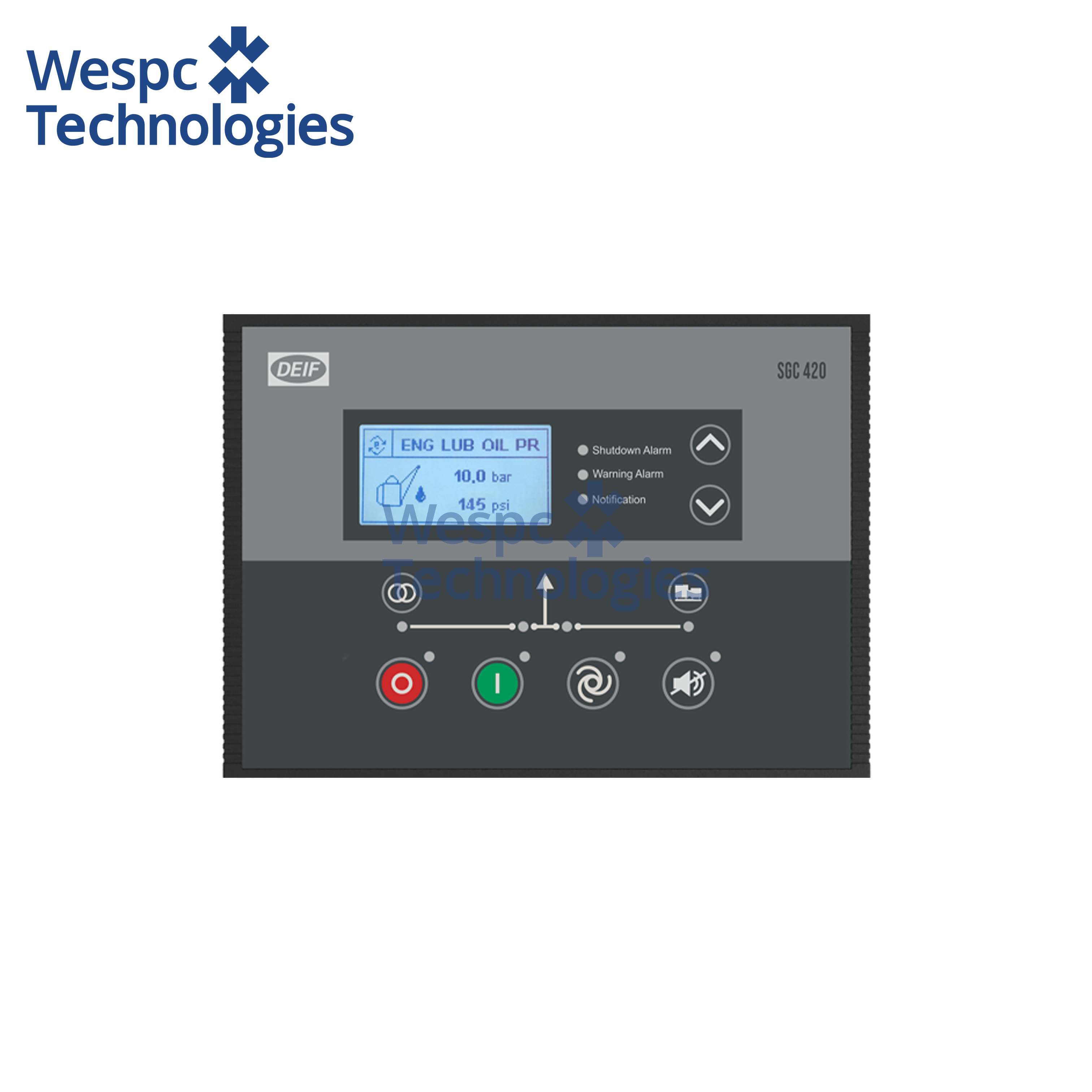 WESPC Original SGC420 DEIF Genset Controller Designed for AMF Automatic Mains