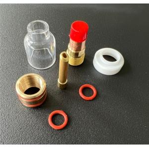 TIG Accessories Clear Nozzle Kit 53GQ Gas Lens Adapter Wedge Collet for Clear