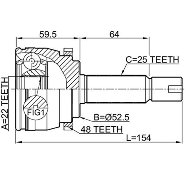 49500-1G051 Auto Cv Joint Outer Left Right Eco Friendly For Hyundai