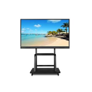 Free Stand LCD Digital Signage Interactive Whiteboard With Safely Locking System