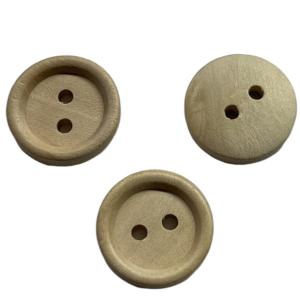 Two Holes Natural Material Buttons 24L Eco Friendly Use On Luxury Sewing