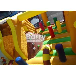 Kids Clearance Western Theme House Inflatable Toddler Playground With Slide