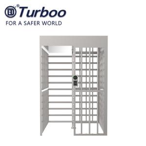 High Security Pedestrian Barrier Gate Access Control Full Height Turnstile