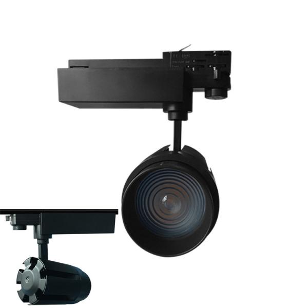 25W 4000K Led Track Lights Black Dimmable