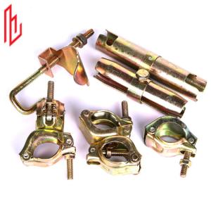 Electro Galvanized Scaffolding Double Couplers Pressed JIS Standard 0.6kg