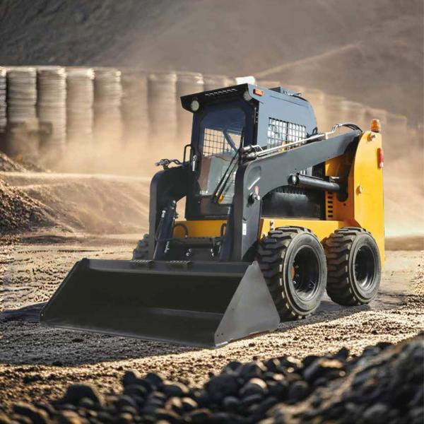 Free Shipping Mini Skid Steer Loader Euro 5 Multifunctional Mini Crawler Dumper CE EPA Mini Wheel Skid Loader for Sale