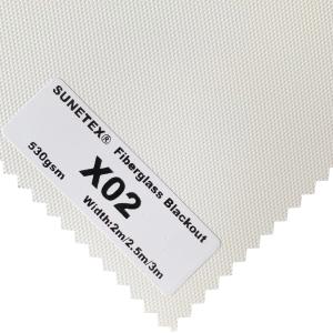 Greenguard Fiberglass Blackout Roller Blinds Fabric 530g/M2