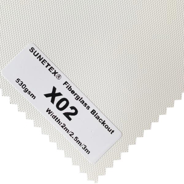Buy Greenguard Fiberglass Blackout Roller Blinds Fabric 530g/M2 at wholesale prices
