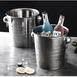 7L Stainless Steel Wine Container KTV Ice Bucket Champagne Chiller