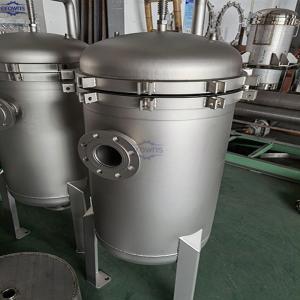 Stainless Steel Multi Bags Filter Housing efficient Liquid Filtration Equipment