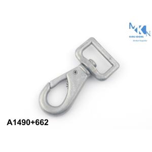 Versatile Bag Snap Hook With Antique Bronze , Matt Silver Plating