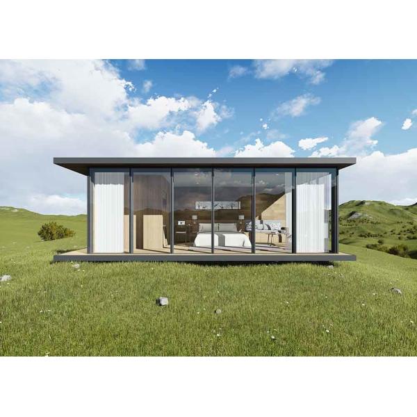 Buy Lightweight Luxury Prefabricated Houses / Aluminum Prefab Homes For Hotel at wholesale prices