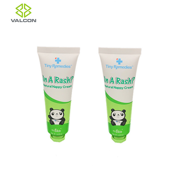 Durable Pharmaceutical Tube Packaging With Green Octagonal Cap For Remedies Cream