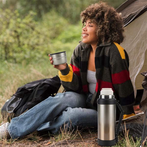 600ml 800ml 1000ml Stainless Steel Vacuum Travel Pot Customized Logo