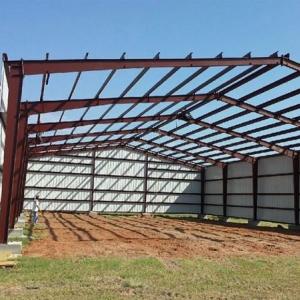 C / Z Section Sandwich Panel Prefabricated Steel Frame Q355B Q235B