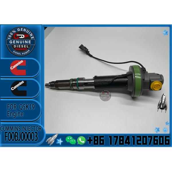 Real Fuel Injector Assembly F00BJ00003 For Cummins Engine QSK19 Series