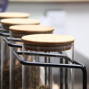 FDA Dried Fruits 1000ml Glass Sealed Display Bottle