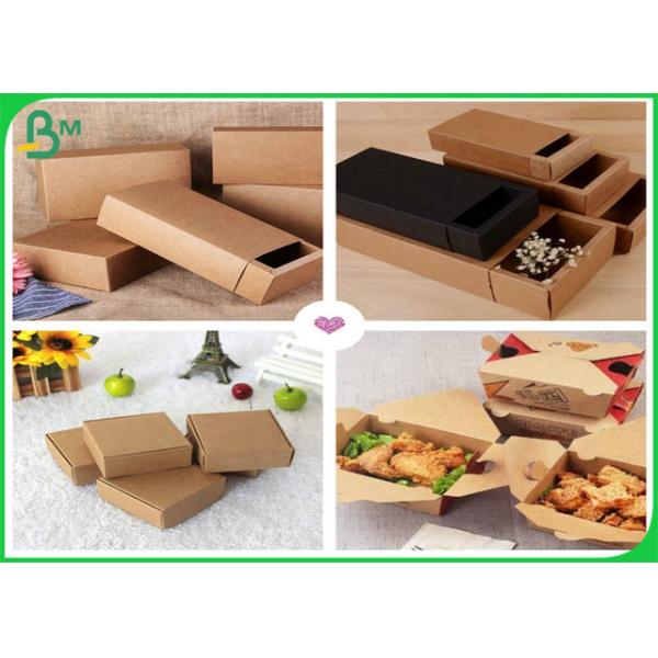 250GSM Brown Kraft Liner Board For Making Jewelry Packaging Box