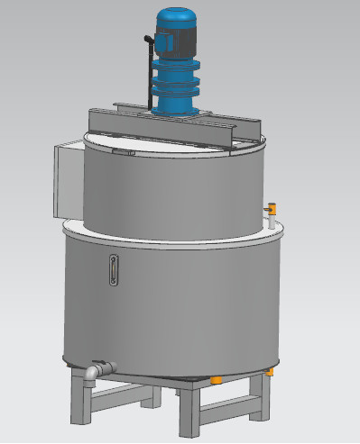 resin mixer for bathtub making